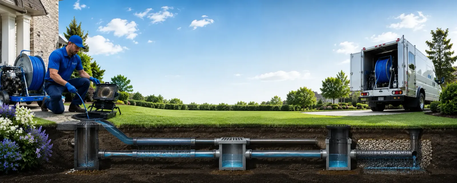 Outdoor drain cleaning information for Eben Junction, MI